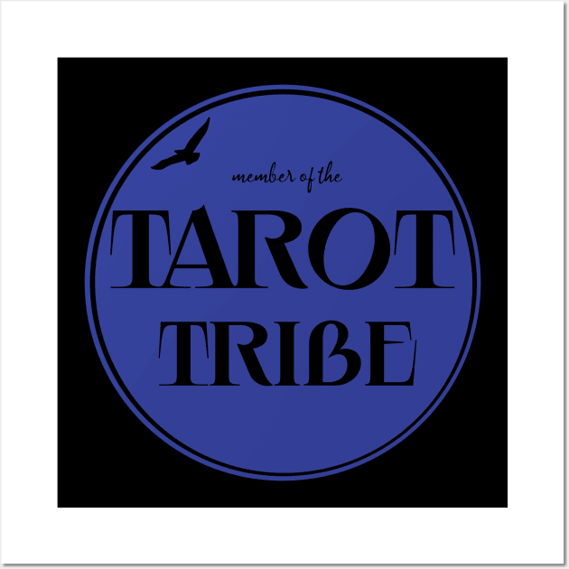 TAROT TRIBE MEMBER BLUE Wall Art by DQOW